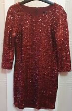 Red burgundy sequin for sale  GLASGOW