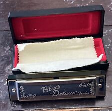 Fender Blues Deluxe Harmonica Key Of G Chrome 10 furos som clássico estojo plástico, usado comprar usado  Enviando para Brazil