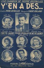 Partition ancienne chanson d'occasion  France