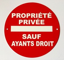 Panneau propriété privée d'occasion  Rougemont