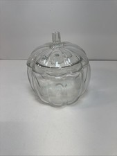 Clear glass pumpkin for sale  Naples