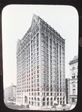 Antiga corrediça de lanterna mágica. CIDADE DE CHICAGO. TEMPLO MAÇÔNICO. comprar usado  Enviando para Brazil