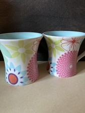 portmeirion crazy daisy mugs for sale  TADLEY