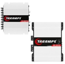 Usado, TARAMPS - HD 3000 2ohm 1 Canal + TS 400x4 2ohm 4 Canais - AMPLIFICADOR DE ÁUDIO AUTOMOTIVO comprar usado  Brasil 