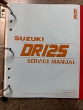 Manual de serviço de reparo de loja de motocicletas Suzuki DR125 FABRICANTE DE EQUIPAMENTO ORIGINAL 99500-41082-03E, usado comprar usado  Enviando para Brazil