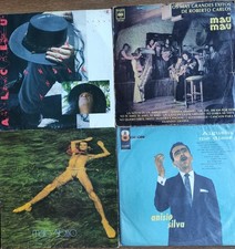 Lot 4 Roberto Carlos Ney Matogrosso Alceu Valenca Vinyl Record MPB  Brazil Music comprar usado  Enviando para Brazil