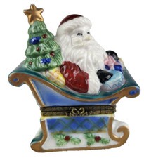 Vtg santa sleigh for sale  Manawa