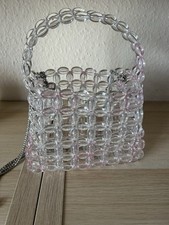 Handtasche perlen transparent gebraucht kaufen  Wuppertal
