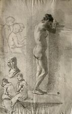 Dessin ancien étude d'occasion  Belleville