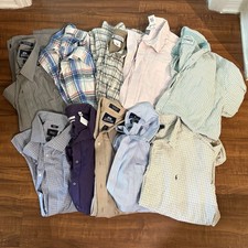 LOTE DE 10 - Camisas sociais masculinas de manga comprida por atacado com botões ajuste regular GG comprar usado LOTE DE 10 - Camisas sociais masculinas de manga comprida por atacado com botões ajuste regular GG comprar usado  Enviando para Brazil