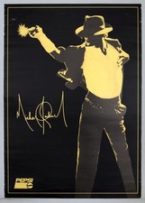 MICHAEL JACKSON – mega raro pôster promocional vintage original 1983 Pepsi "Moonwalk" comprar usado  Enviando para Brazil
