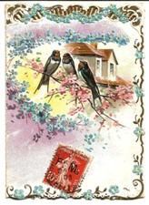 Embossed opening card. d'occasion  Expédié en Belgium