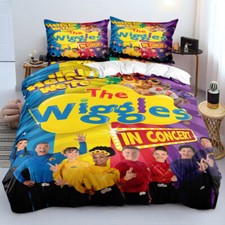 Wiggles cartoon bedclothes for sale  UK