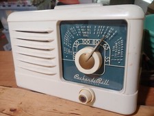 Radio de tubo Packard Bell 1949 esfera estacionada de Primeau Music Parts, tiene zumbido segunda mano  Embacar hacia Mexico