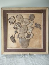 Carved raised wooden for sale  BOSTON