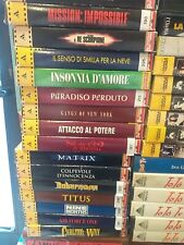 Videocassette vhs originali usato  Bologna