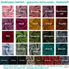 Walkloden walkstoff naomi gebraucht kaufen  Saalfeld/Saale