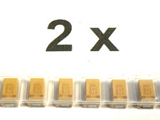 Usado, 47uF, 20V, 10%, BF=X, Low ESR Tantal, SMD, 47µF, Kemet T495X476K020AS, 2 Stück comprar usado  Enviando para Brazil