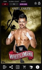 Angel Garza 75cc Wrestlemania 2020 WWE Topps Slam Digital comprar usado  Enviando para Brazil