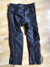 Lederhose bikerhose echt gebraucht kaufen  Bad Harzburg
