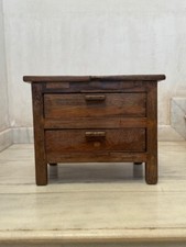 Usado, Mesa de cabeceira vintage gavetas mesa de cabeceira armário de armazenamento quarto suporte noturno comprar usado  Enviando para Brazil