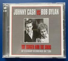 Johnny Cash vs Bob Dylan - The Singer & The Song - 50 Legendary Recordings 2 CD na sprzedaż Johnny Cash vs Bob Dylan - The Singer & The Song - 50 Legendary Recordings 2 CD na sprzedaż  Wysyłka do Poland