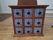 Vintage wooden spice for sale  STOKE-ON-TRENT