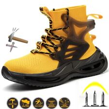 Hombres Botas de Seguridad de Trabajo Indestructibles Puntera de Acero Zapatos Tenis Antipinchazos segunda mano  Embacar hacia Mexico