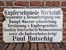 Emailleschild kupferschmiede p gebraucht kaufen  Nienhagen