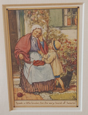 Vintage nursery print for sale  TELFORD