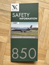 VOLARE AVIATION Bombardier Challenger 850 Safety Card [2-SMRT] comprar usado  Enviando para Brazil