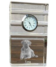 Tosa Inu ,Tosa-Hund - Orologio IN Vetro Con Foto ,Uno Cane Cristallo,Personali na sprzedaż  PL