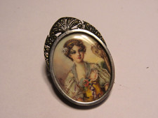 Pendentif argent peinture d'occasion  Luxeuil-les-Bains