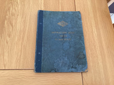 Riley. instruction book for sale  LEAMINGTON SPA