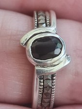 Silver marcasite ring for sale  BIRMINGHAM