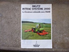 Prospectus tracteurs deutz d'occasion  Onet-le-Château