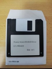 Promise Serial-ATA RAID Driver G72-PRSA020 Floppy Disk  comprar usado  Enviando para Brazil