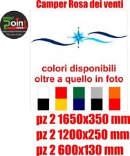 Adesivi camper rosa usato  Roma