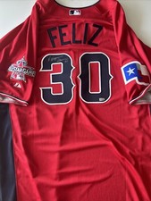 Camiseta Neftali Feliz usada 2010 American League All Star Workout Day HR Derby comprar usado  Enviando para Brazil