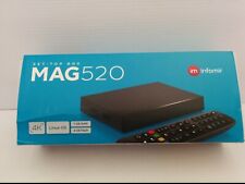 INFOMIR MAG520 SET-TOP BOX COM CONTROLE REMOTO, ADAPTADOR, CABO HDMI e baterias, novo na caixa comprar usado  Enviando para Brazil