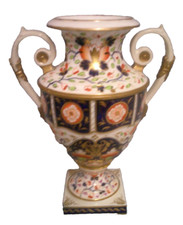 Vaso de urna antigo de porcelana Derby início do século XIX paleta Imari comprar usado  Enviando para Brazil
