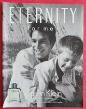 Publicité de presse Parfum ETERNITY For Men Eau de Toilette de CALVIN KLEIN 1998 comprar usado  Enviando para Brazil