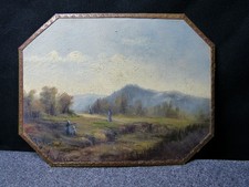 Tableau peinture miniature d'occasion  Vaugneray