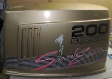 1987 Suzuki DT200 200 HP capô da carcaça do motor, dourado, DT150 175 225, usado comprar usado  Enviando para Brazil
