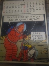 Calendrier tintin. janvier d'occasion  Antibes