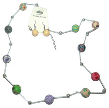 Parure collana sfere usato  Santa Marinella