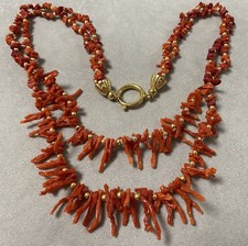 Vintage collier corail d'occasion  Monistrol-sur-Loire