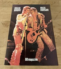 David Bowie Mick Ronson 1974 Clipe Pôster Revista de Música Sueca GO 1970s Raro, usado comprar usado  Enviando para Brazil