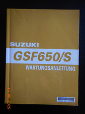 Wartungsanleitung suzuki gsf65 gebraucht kaufen  Hannover