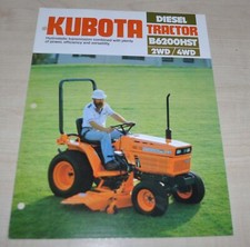 Kubota B6200HST 2WD 4WD Ciągnik wysokoprężny Japońska broszura Broszura Broszura na sprzedaż  PL